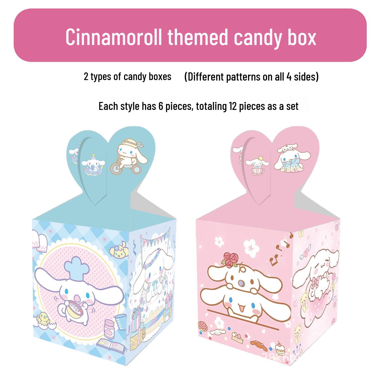 Cinnamoroll 2 Cartoon Birthday Party Candy Gift Box for Kids