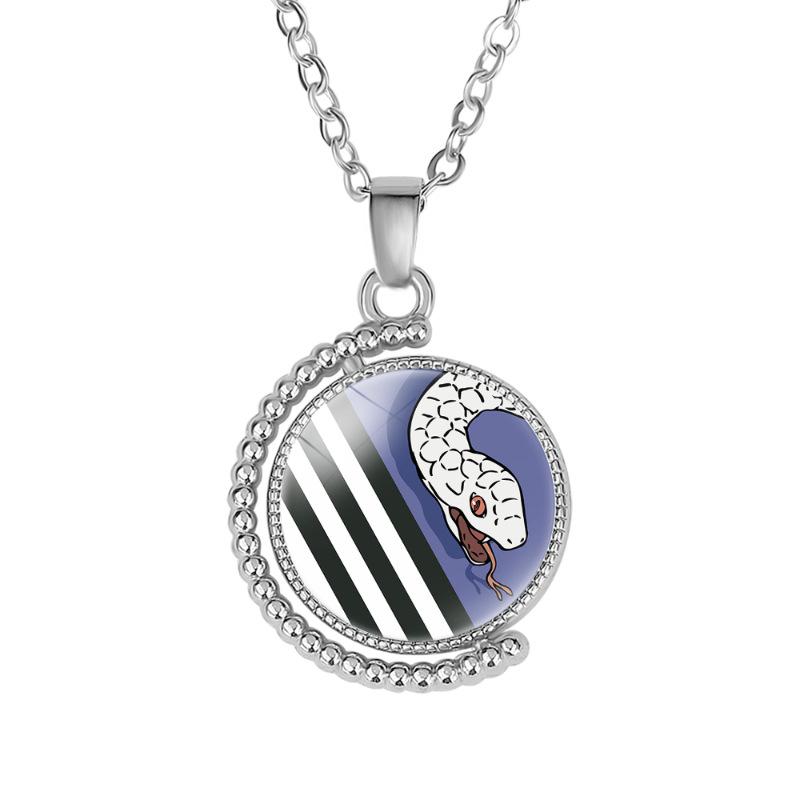 Demon Dualsided Unique Slayer Pendant Necklace For Enthusiasts Anime