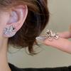 Chinese Style Metal Pony Earrings Cartoon Horse Horse Mascot Drop Earrings Women