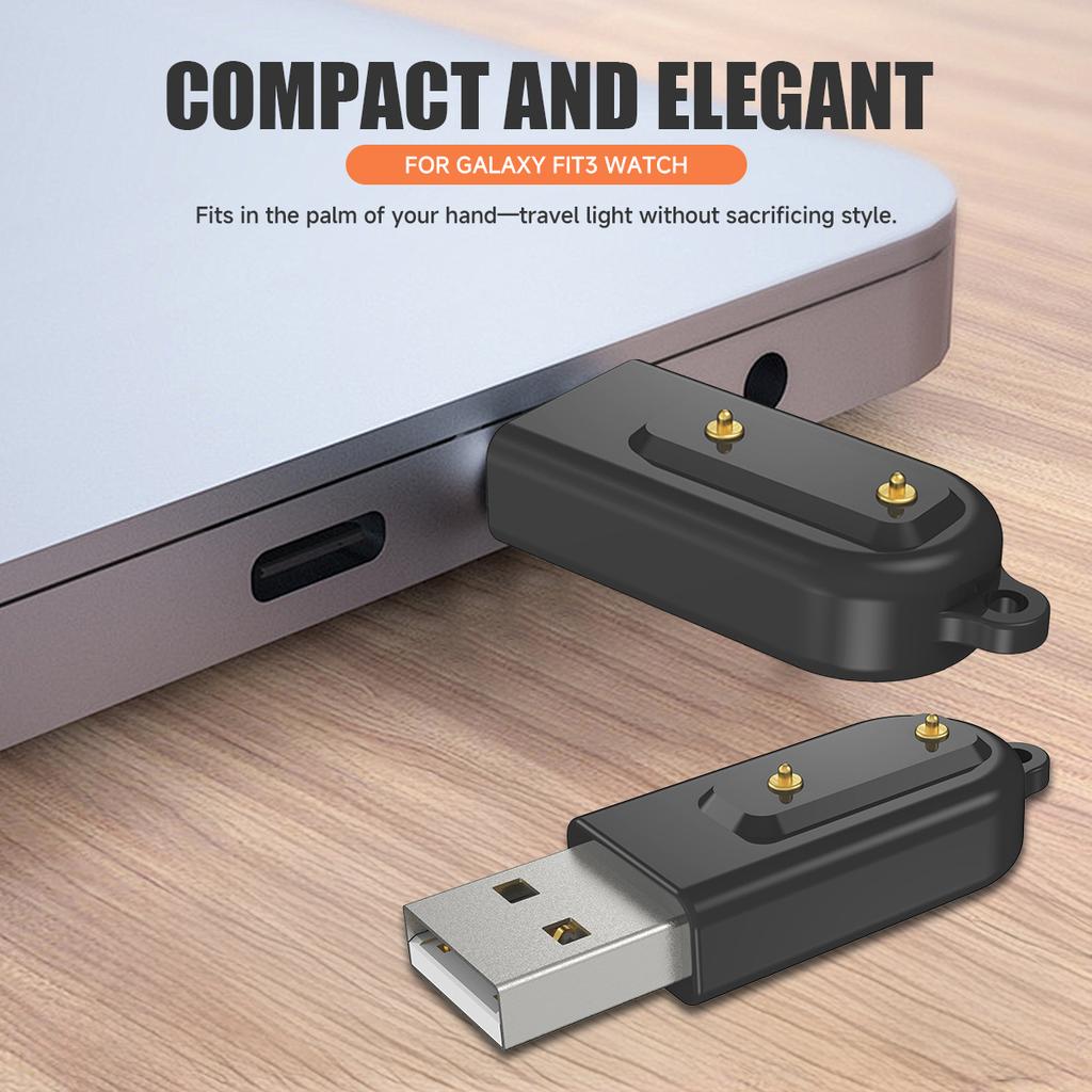 New Mini USB Charger Dock Adapter Charger Portable Power Charge Holder Accessories Watch Charging Dock for Samsung Galaxy Fit 3