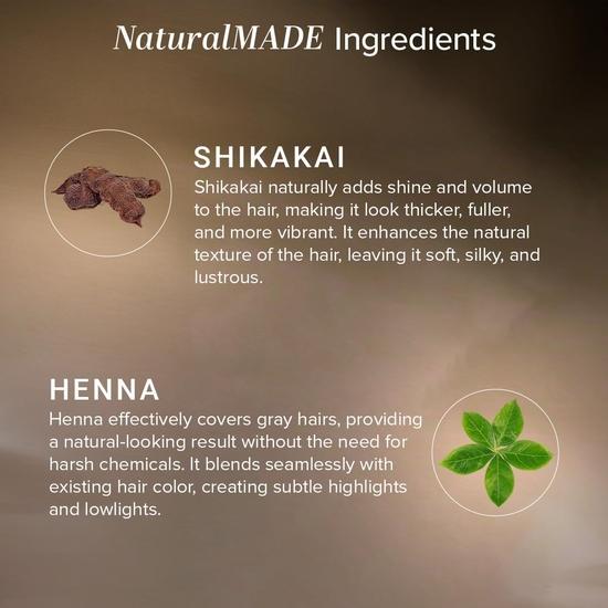 KHADI NATURAL Ciemnobrązowy kolor włosów | Ziołowy kolor włosów | Naturalny puder do włosów do ciemnobrązowych włosów | Odpowiedni do wszystkich typów włosów, 1 sztuka