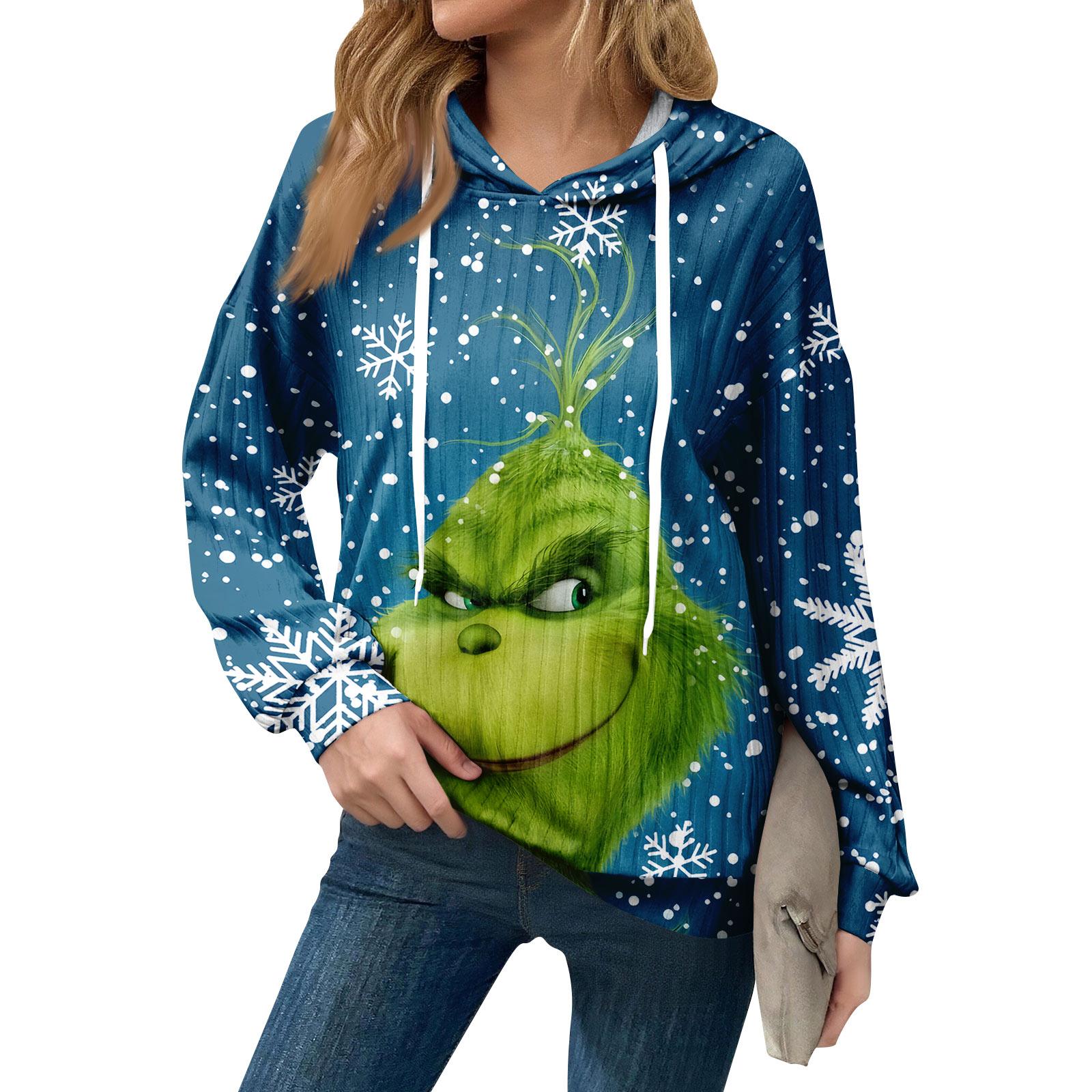 

Толстовки для женщин оверсайз зимние милые свитшоты пуловер трендовая осенняя одежда L