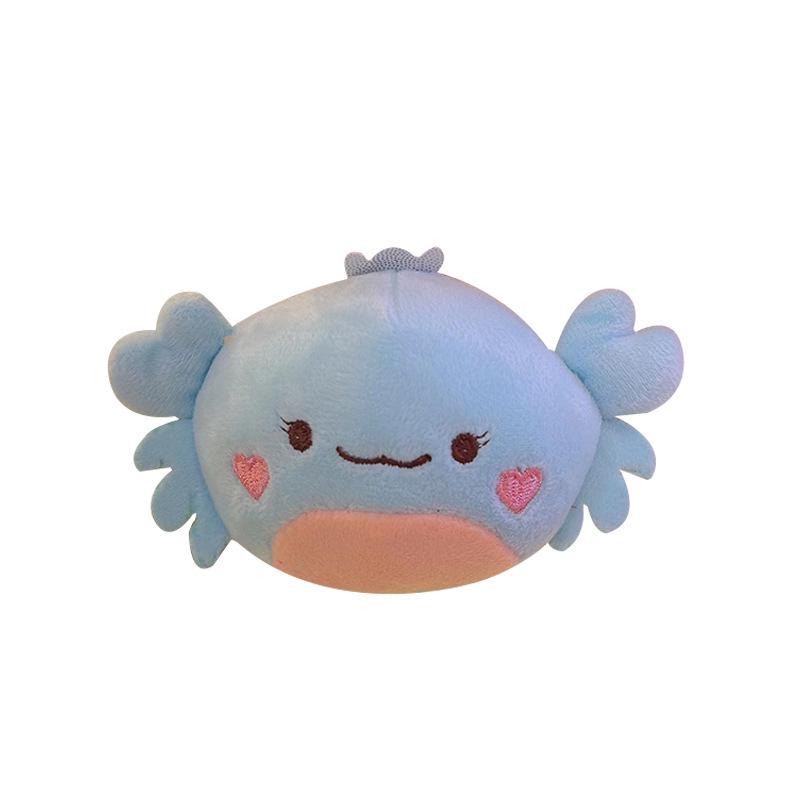 Crab Pendant & Plush Mini Backpack Charm