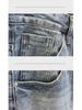 Men's Ripped Loose Fit 9-Point Korean Style Jeans