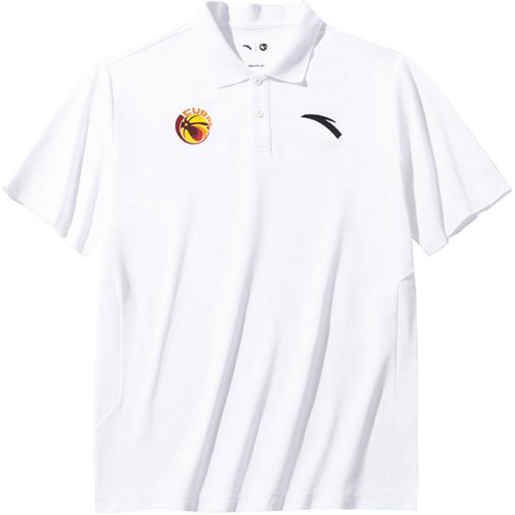 

Anta Дышащая спортивная рубашка-поло с принтом для мужчин, цвет чисто-белый 152431182-1 M