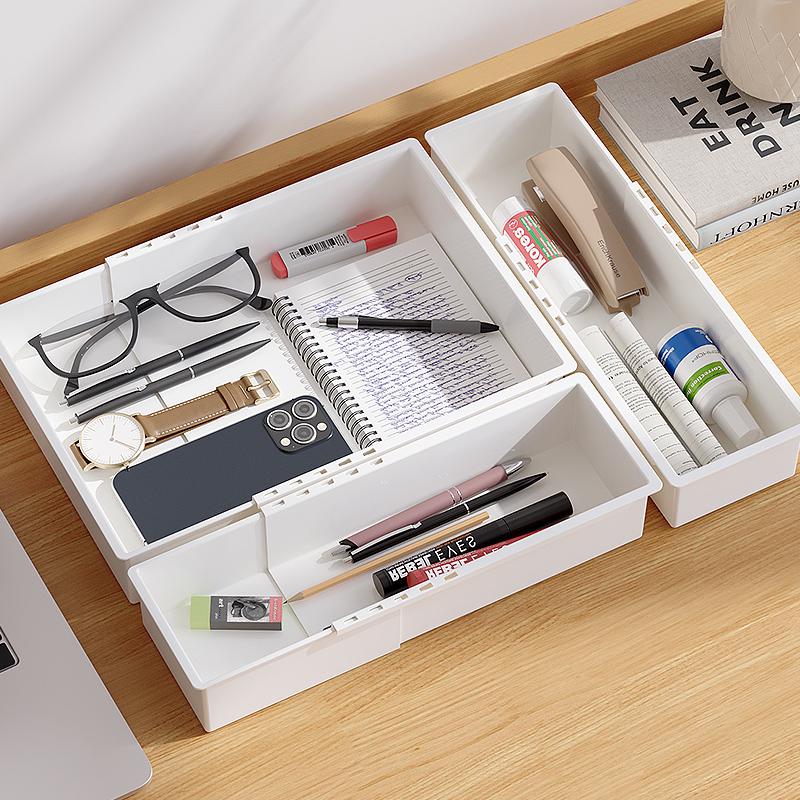 Retractable Drawer Divider for Tableware and Cosmetics Storage