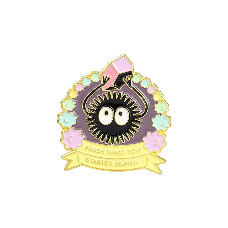 Cartoon Ramen Playful Inspired Brooch In Highquality Alloy For Fashion Decoration And