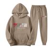 2023 TRAPSTAR Trendy Letter Hoodie Sweatshirt Sports Set for Men & Women - Casual, Loose Fit.
