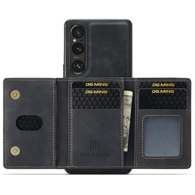 DG.MING M2 Series for Sony Xperia 1 VI Case PU+PC+TPU Phone Cover Detachable Wallet