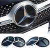 KIJ3 Hot 2026 3D ABS Logo The Front Grille Star Logo Badge Mirror Bottom for W166 X205 GLC200 GLC260 GLC300 GLS350 400