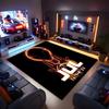 1pc Jul  rapper Print Area Rug - Soft, Washable Non-Slip Indoor Mat for Office Chairs, Living Room, Home Office Decorative Rug