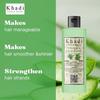 KHADI NATURAL Herbal Amla Bhringraj Shampoo and Aloevera Conditioner Combo || Suitable For Hair Growth | Dry and Frizzy Hair  (200ml Each)