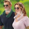 Portable Bladeless Hanging Neck Fans With Screen Display And 5 Speeds Levels, Usb Rechargeable