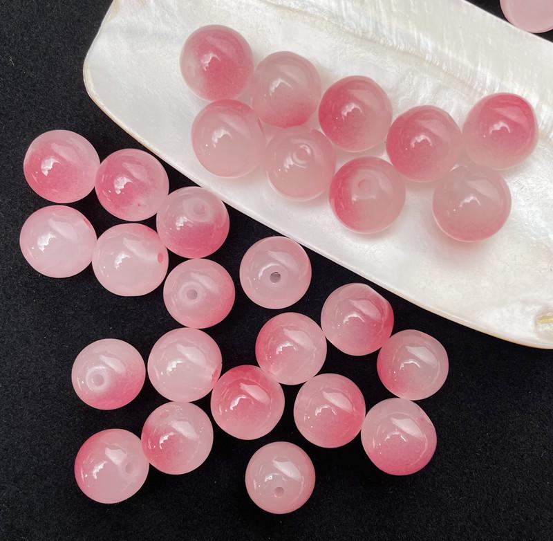 Handmade Glazed Crystal Glass Beads for DIY Jewelry & Bracelet Making