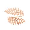 Fashion Women Metal Leaf Charm Open Bracelet Arm Cuff Armlet Bangle Fine Jewelry