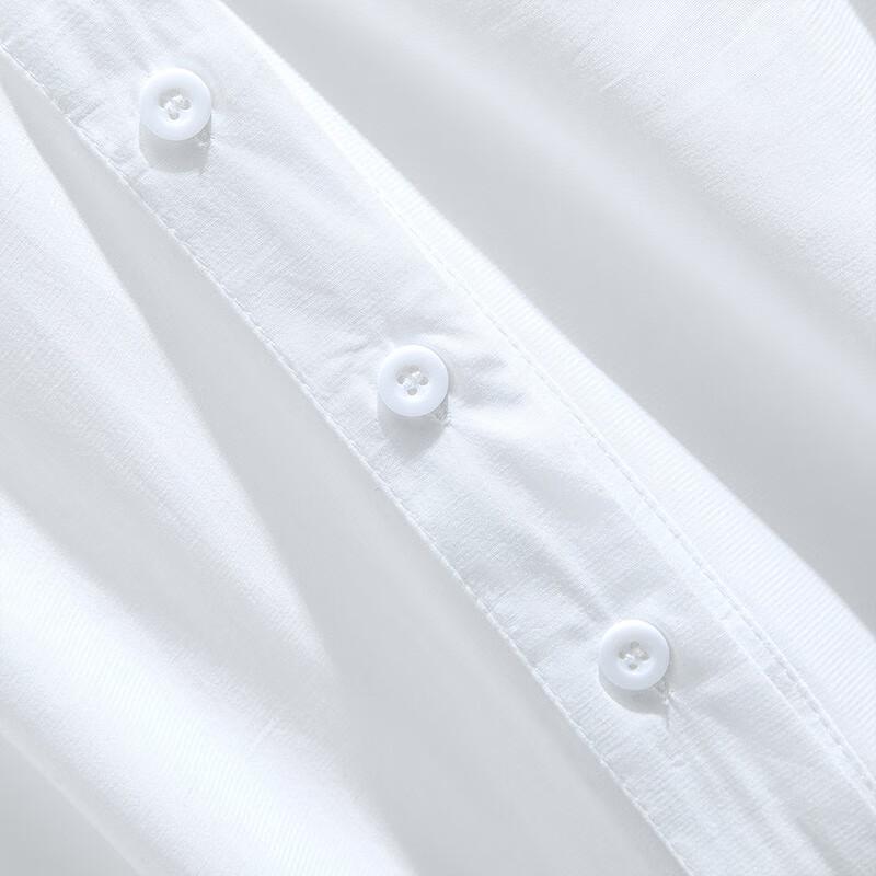 Sybylshe Women's V-Neck Short Sleeve Button-Front Shirt