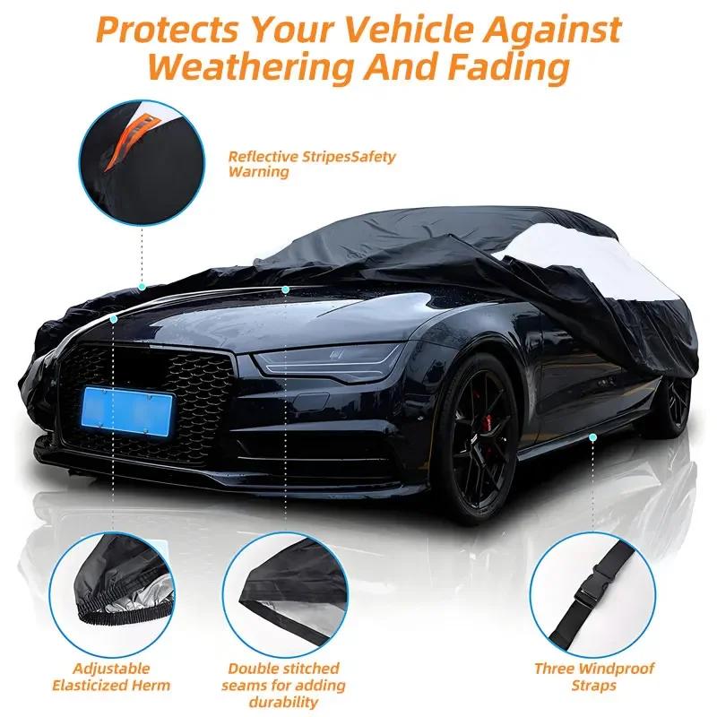 For Volkswagen T-Roc A1 Waterproof Car Cover All Weather Snowproof UV Protection Outdoor Auto Dustproof Premium Protecton Cover