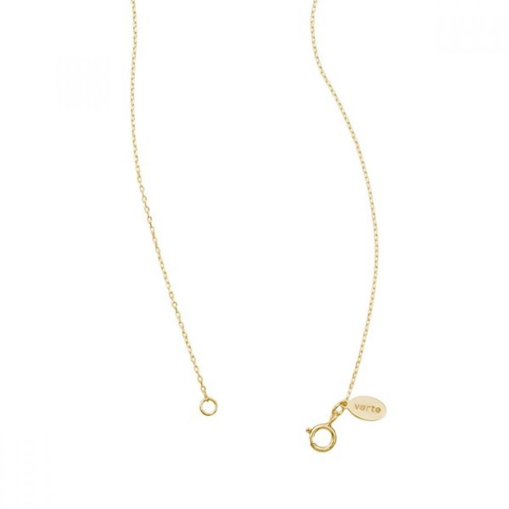 Verte Full Heart Necklace  12mm  Gold    Un.silver.165