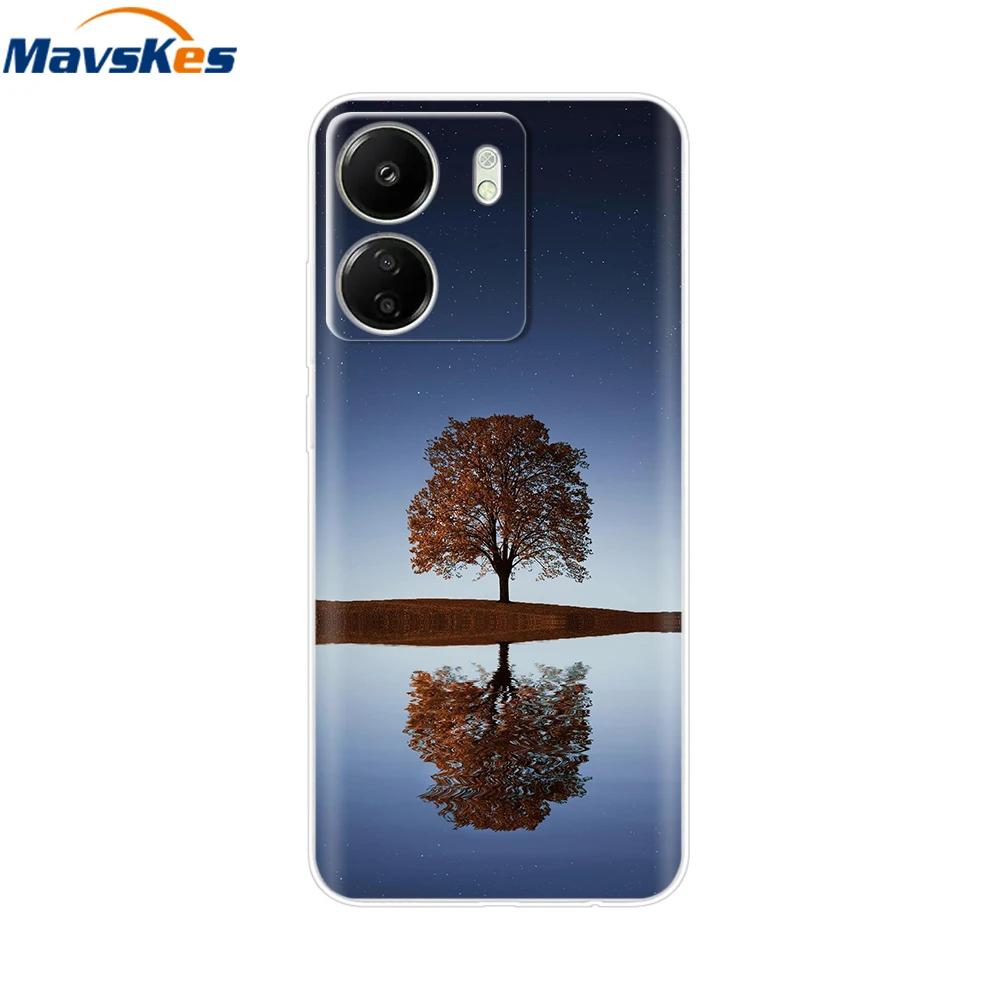 For Xiaomi Poco C65 Cases For Xiaomi Poco C65 Fashion Clear Soft Silicone Phone Cases TPU Fundas for PocoC65 c 65 Coque Bumper