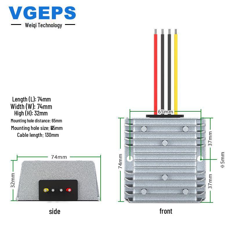 30-90V to 24V DC Car Voltage Regulator Step-Down Converter Module