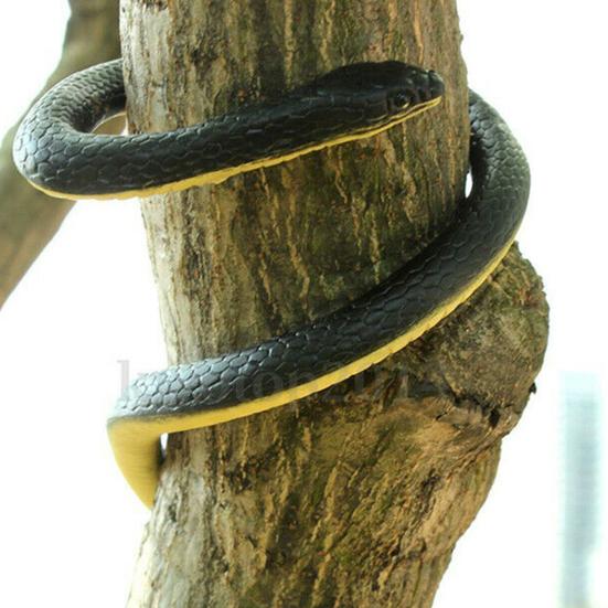 Fake Snake Toy Vivid Appearance Smooth Surface Long Snake Toy Prank Joy Halloween Decoration Trick Prop