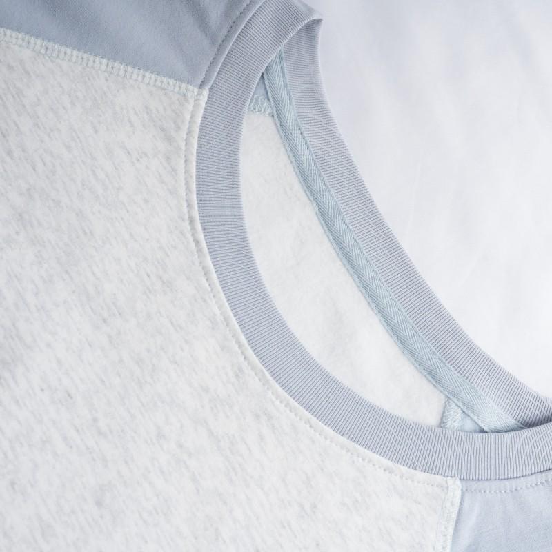 Gebürstetes Y5000 Raglan Color Block Oberteil