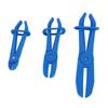 3PCS Flexible Hose Line Pliers Set Insulated Nylon Brake Fuel Hose Clamps Multiple Sizes Blue