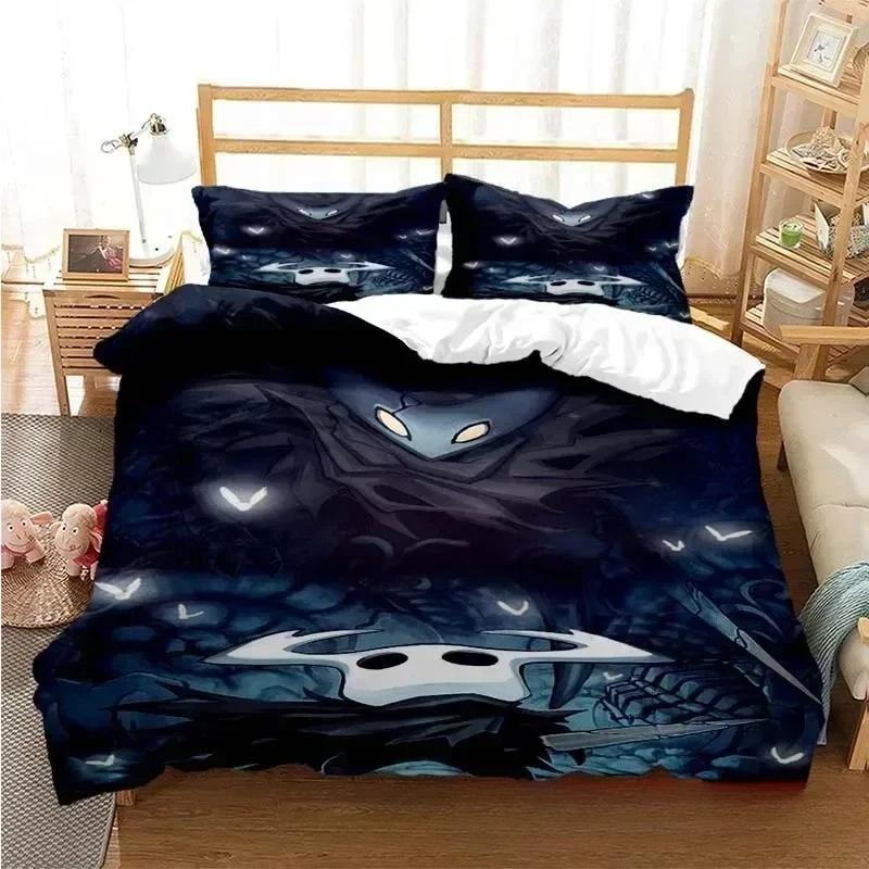 Game Hollow Knight Cartoon Printing Quilt Cover Printed Bed Set Duvet Cover Pillowcase Bedding Set Bed Linen Sheet Home Gift