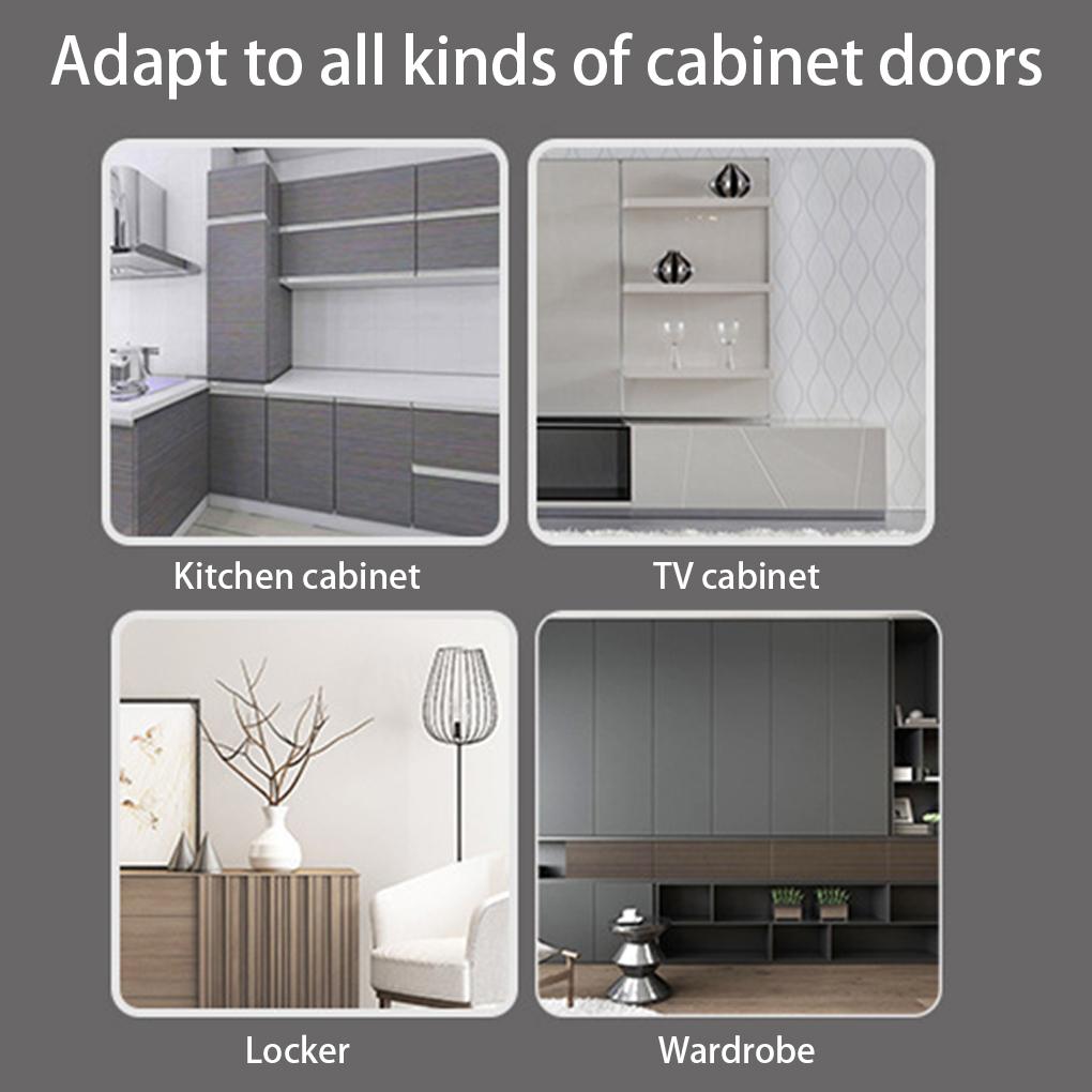 64mm Cabinet Handle Aluminum Alloy Wardrobe Drawer Cupboard Dresser Furniture Pull Home Knobs Replacement Hardware Parts