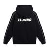 Li-Ning Lettered Cardigan Knitted Hooded Long Sleeve Casual Early Autumn Jacket Unisex jackets Black AWDU857-1