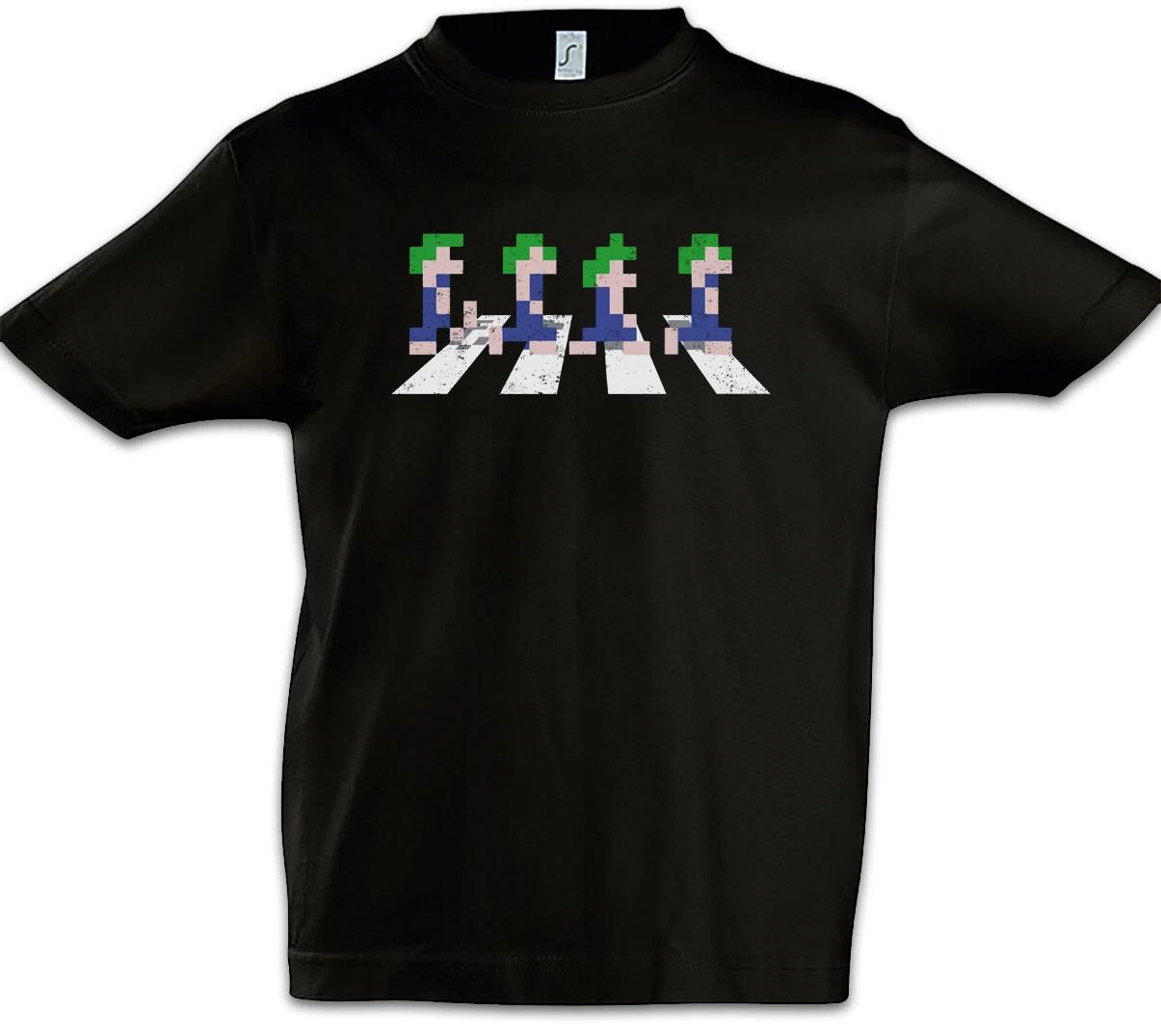 Lemmings Road Kids Boys kids boys T-Shirt Video Game Gamer Pixel 8Bit Retro Lemming 150