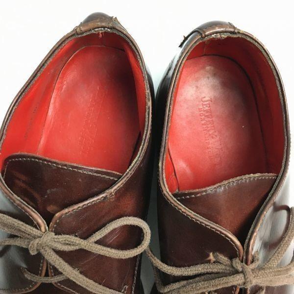 JEFFRY-WEST Made In England U-Tip Business Shoes Size 8 26.5 Brown Men’s(USED)