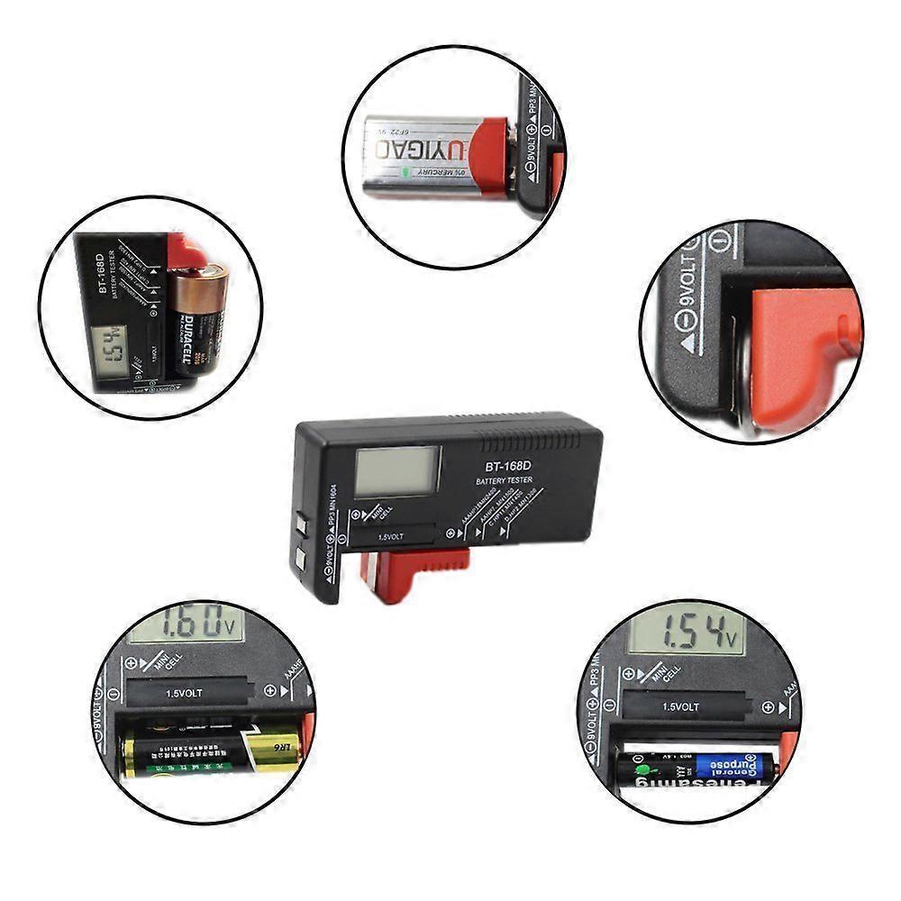 BT-168 PRO Digital Lithium Battery Capacity Tester Checkered load analyzer Display Check AAA AA Button Cell Universal test