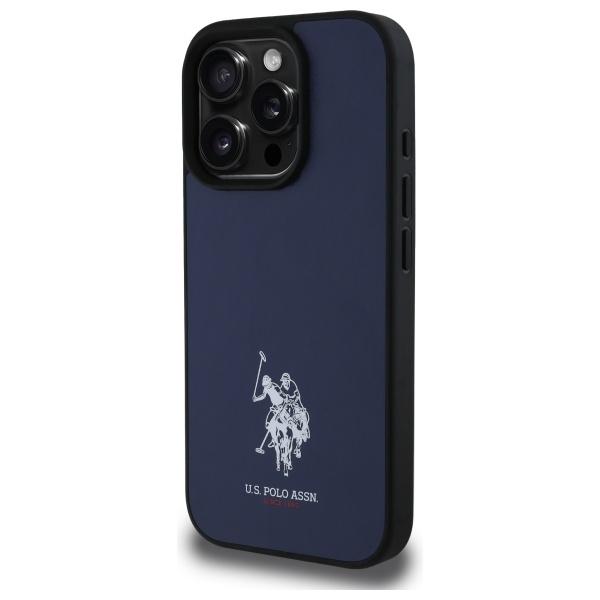 Us Polo Ushcp15Xpgev Iphone 15 Pro Max   6,7 Granatowy/Navy Leather Embroidered Dh Color