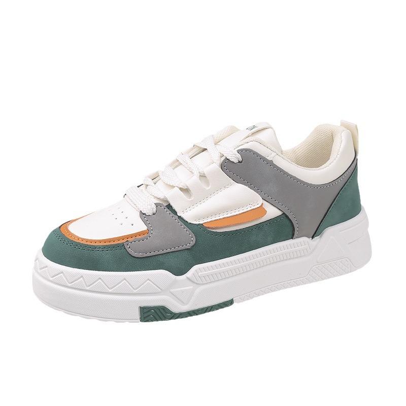 Thick Baseplate Shoes Women's Spring and Autumn New Ins Trendy Fashion Versatile Casual Sports Little White Shoes