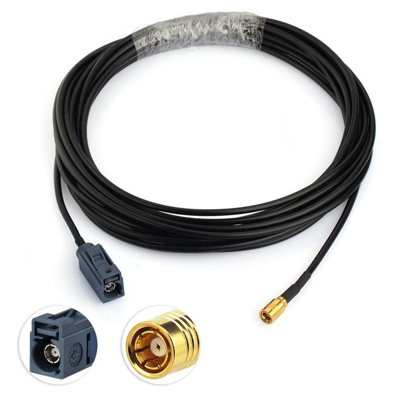 Eightwood Auto DAB+FM Radio Stereo Verstärkte Antenne Dachmontage Shark Fin SMB Antenne Ersatzkabel für Pioneer Sony DAB Kit