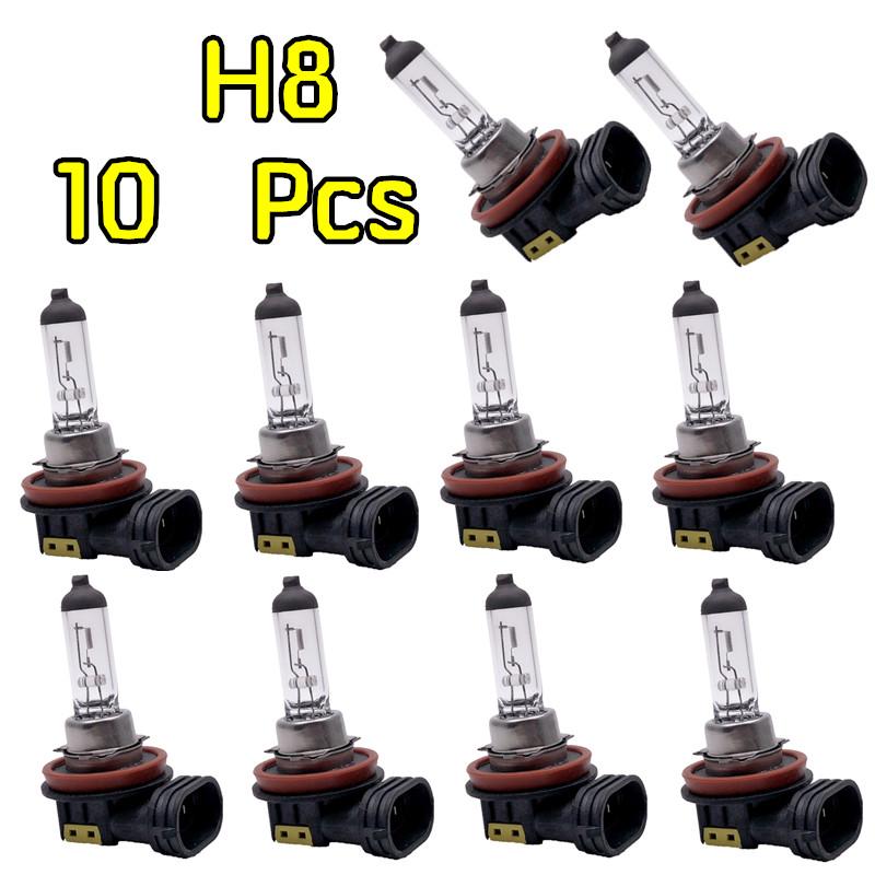 10Pcs H1 H4 H7 H11 9005 HB3 9006 HB4 Car Halogen Bulbs 12V55W Headlight Lamp H3 H8 Fog Lamps 9012 Clear Car Bulb Wholesale Bulbs 7