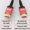Ultra High Speed 8K@60Hz HDMI 2.1 Cable for Xiaomi TV Box & PS5 8K HDTV Cable with eARC Dolby Vision