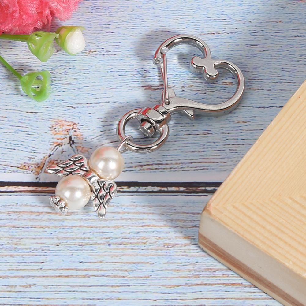 10pcs White, Pink, Blue Alloy Guardian Angel Charm Wedding Ceremony Favor for Guests
