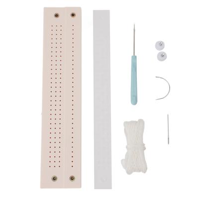 Ruční Sada na Děrování pro Knižní Vazbu Plastová Šablona Vodicí Otvory pro Knižní Vazbu pro Dřevěné Řemeslné Projekty, Deníky, Scrapbooking