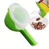 4 pcs Pour Spout Food Bag Clips Plastic Snack Bag Sealer Bag Sealer Clips  Pet Food Storage