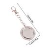 Simple Round Metal Folding Bag Hook Holder Portable Handbag Hooks Keychain Table Side Hangers Multipurpose Non-Slip Hook