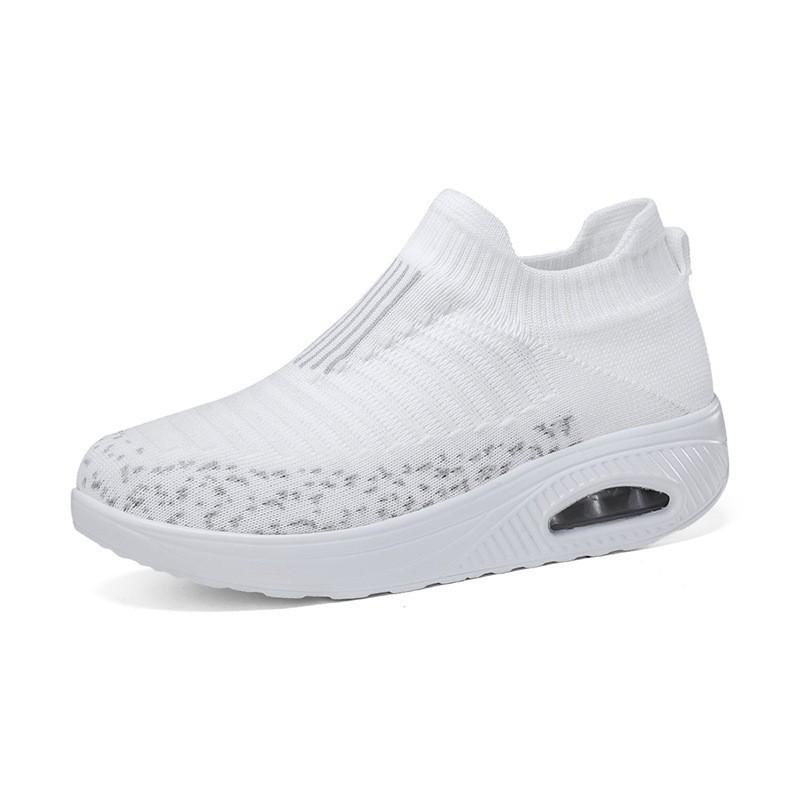 New shoes casual shoes breathable and lightweight mother shoes lace-up air cushion sneakers