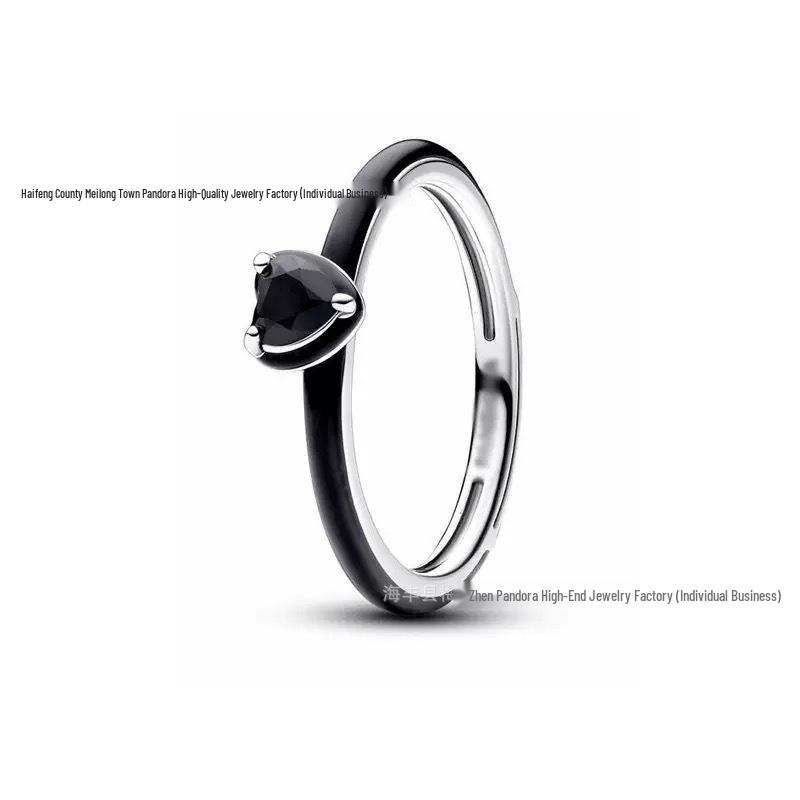 Inele pentru Cuplu Pandora Coroană de Aur Inimă Argint Sterling S925 Cadou de Crăciun