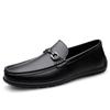 Fashion New Trend Men's Dress Shoes Hot Sale Male Loafers Genuine Leather Casual Footwear Slip on Driving Shoes Leisure Walk Moccasins
