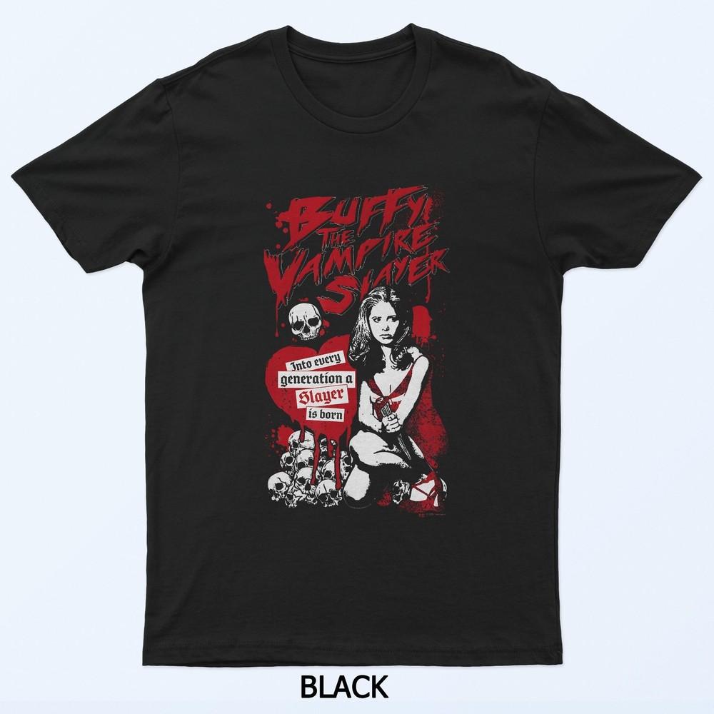Buffy The Vampire Slayer Edgy In Every Generation Tv Show T-Shirt