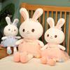 45-110 cm søt fargerikt skjørt kanin plysjleker Kawaii baby spedbarn berolige dyr dukker pute utstoppet myk valentinsgave
