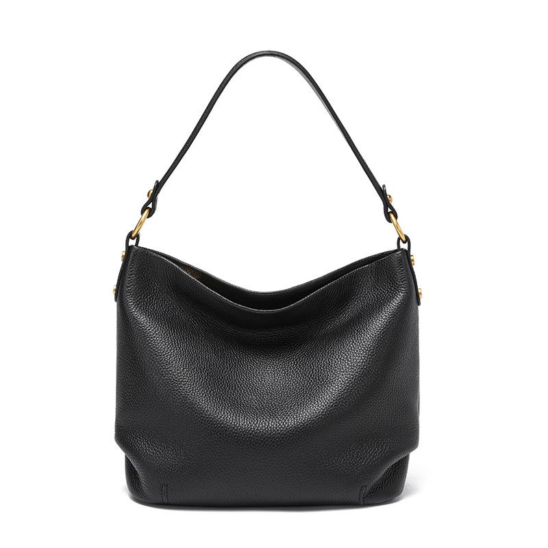 Genuine Leather Women Shoulder Bags Luxury Designer Large Capacity Women's Bag Versatile Cowhide Handbag Female Crossbody Bag