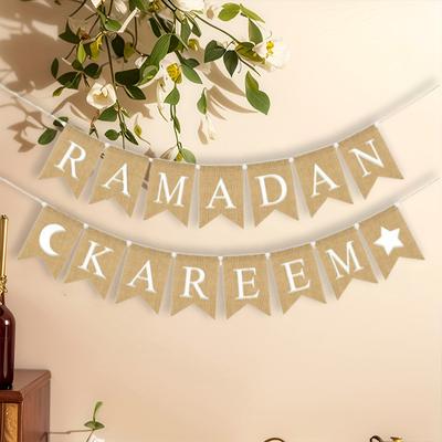 Sterne Mond Muster Banner Home Party Flagge Ziehen DIY Tuch Ornamente Anhänger Dekorative Wand Hängen Festival Lieferungen