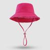 Autumn and winter hat women's large brim showing face small bucket hat versatile basin hat high sense solid color bucket hat